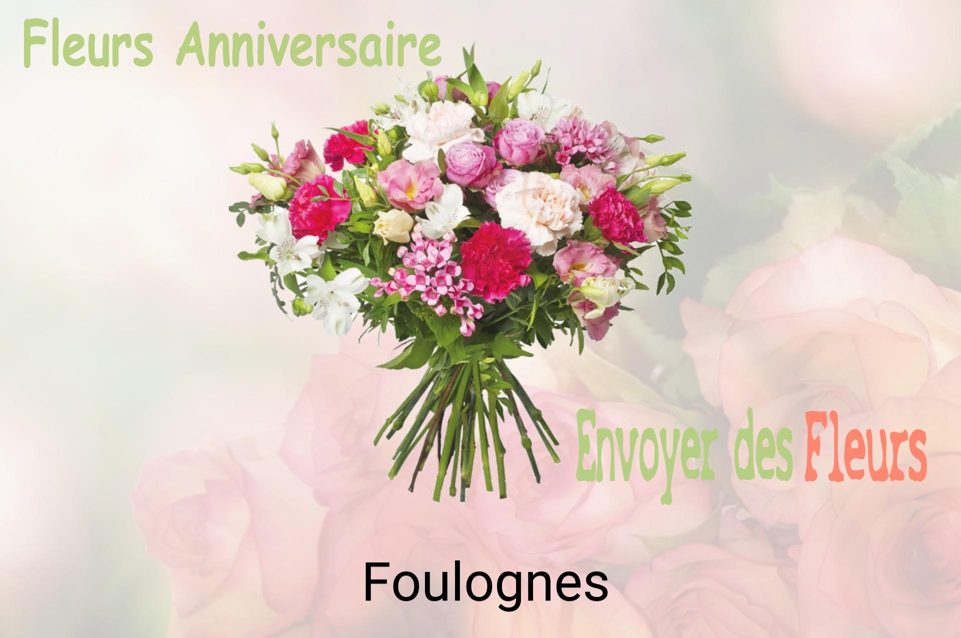 Bouquet de fleurs d’anniversaire livré à Foulognes